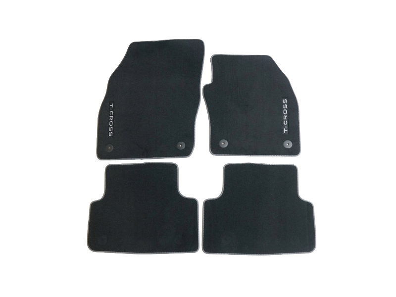 Genuine VW T-Cross Luxury Carpet Mat Set 2019 Onwards (2GN061270WGK)