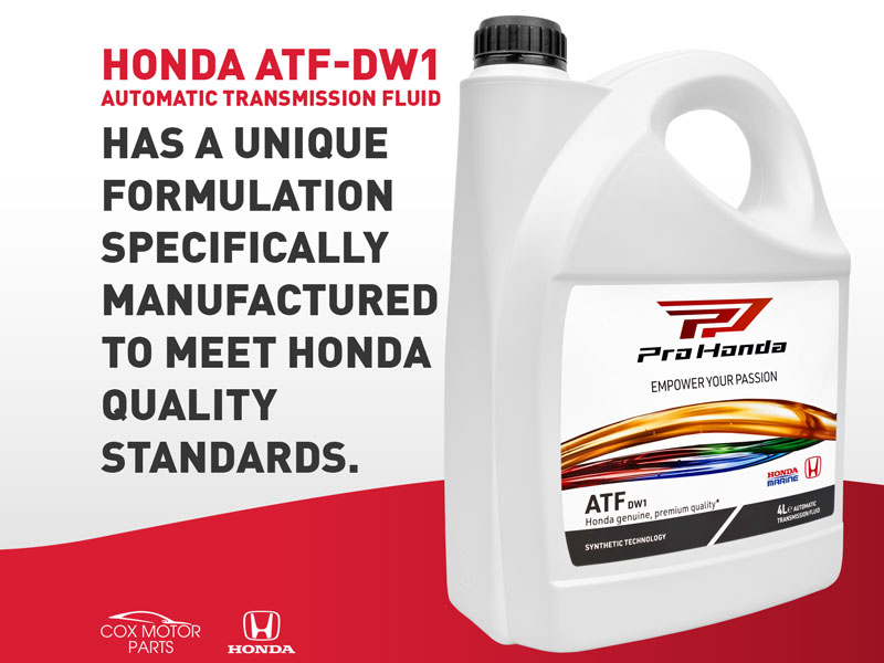 Genuine Honda ATF-DW1 Automatic Transmission Fluid 4 Litres (0826899904HE)