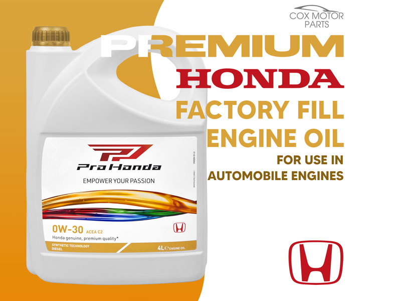 0W20 Genuine Honda Type 2.0 Fully Synthetic Engine Oil | 4 Litres (08232P99K4LHE)