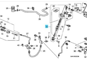 Genuine Honda CR-V Diesel Clutch Master Cylinder-2007-2009 (46925SWY305)