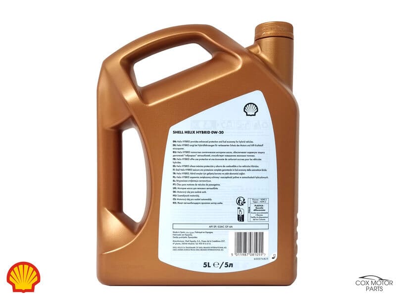 Helix Hybrid 0W20 BACK