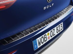 Genuine VW Golf 2020 Rear Bumper Protection 2020 onwards (Black) (5H0061195A)