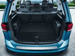 Genuine VW Touran Rear Bumper Protector 2016-2020 (Chrome Look) (5QA061195)