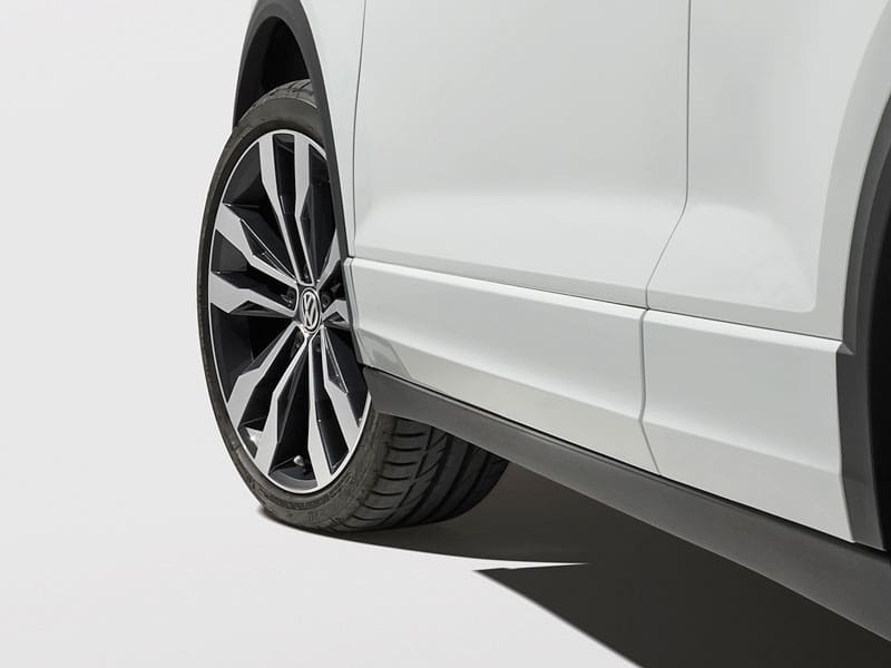 Genuine VW T-Roc Cabriolet Front Mud Flaps 2020 Onwards (2GC075111)