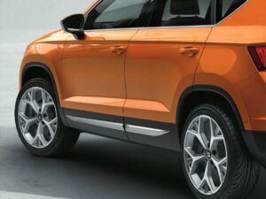 Genuine SEAT Ateca Crossover Silver Side Body Mouldings 2017 Onwards