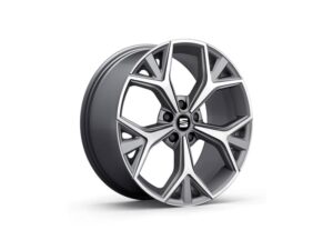 Genuine SEAT Ateca 19" Aneto Anthracite Diamond Cut Alloy Wheel 2017 Onwards