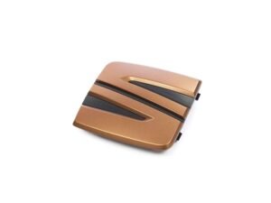 GENUINE SEAT LEON CUPRA COPPER/GOLD FRONT GRILLE S BADGE 2017-2020 5F0853679C27A