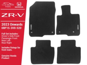 ZR V RHD Carpet Mats MAIN