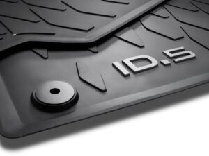 Genuine VW ID.5 All Weather Front Rubber Floor Mats 2022 Onwards (11E061502A82V)