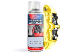 Cox Motor Parts Custom Filled Aerosol Caliper Paint | 400ml - Bold YELLOW