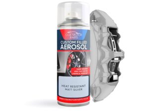 Cox Motor Parts Custom Filled Aerosol Caliper Paint | 400ml - Matt SILVER