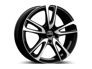 GMP Italia - ASTRAL - 17 Inch Alloy Wheels (Set of 4) - Gloss Black / Black Diamond - For VW Golf / SEAT Leon