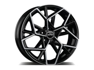 GMP Italia - CARTESIO - 18 Inch Alloy Wheels (Set of 4) - Gloss Black / Black Diamond - For CUPRA Leon