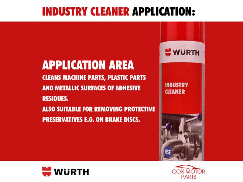 Wurth Industry Cleaner 500ml (0893140) - Image 4