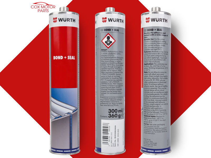 Wurth Bond & Seal Structural Adhesive White 300ml (08901001) - Image 6