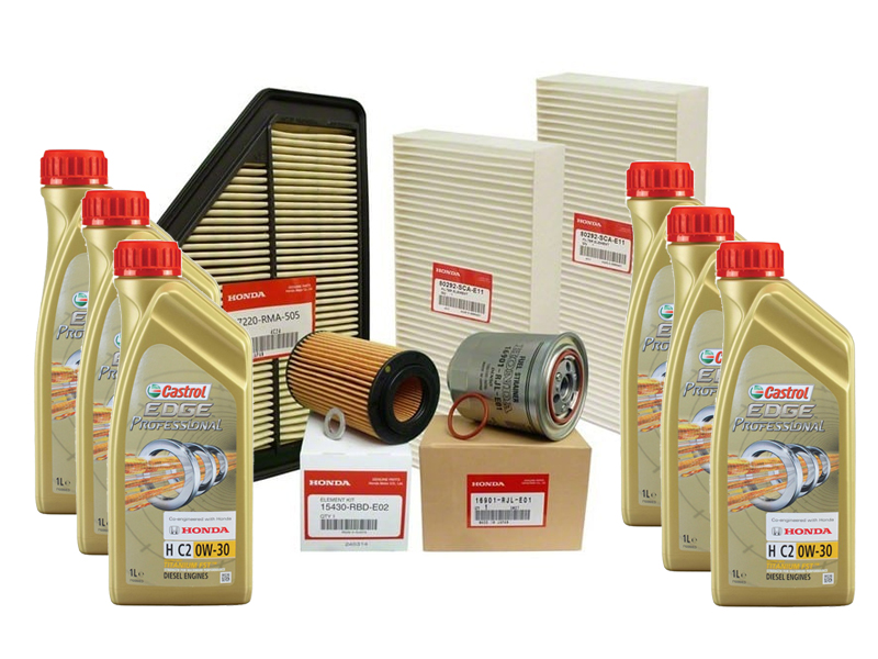 Genuine Honda CR-V Diesel Major Plus Service Kit-Castrol 2005-2006
