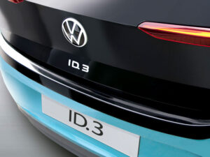 Genuine VW ID.3 Rear Bumper Protection Trim 2020 onwards (Gloss Black) (ZGBE11071195)
