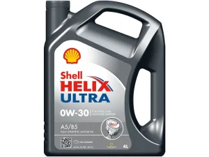 Shell Helix Ultra Acea A5/B5 0W-30 Api Sl Fully Synthetic Motor Oil - 4 L