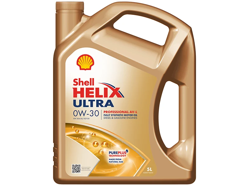 Shell Helix Ultra Pro Av-L 0W-30 Fully Synthetic Engine Oil Vw 504.00/507.00 - 5L(550046304)