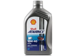Shell Advance 4T Ultra 10W40 Motorbike Oil - Fully Synthetic (550053785) - 1L