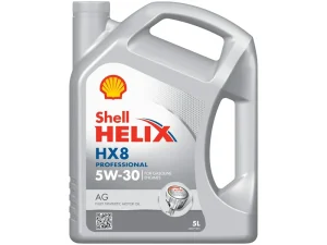 Shell Helix Hx8 Professional Motor Oil 5W30 Ag Fully Synthetic Api Sn - 5L (550046394P)