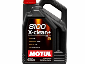 Motul 8100 X-Clean+ | 5W-30 | Fully Synthetic Motor Oil | VW504/50700 LL04 BMW - 5 Litres