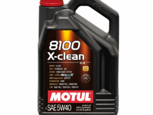 Motul 8100 X-Clean | 5W-40 | Fully Synthetic Motor Oil | C3 - 5 Litres