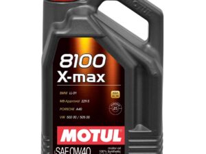 Motul 8100 X-Max|  0W-40 | Fully Synthetic Motor Oil | VW502.00/505.00 A3/B4 - 5 Litres