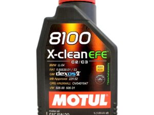Motul 8100 X-Clean EFE | 5W-30 | Fully Synthetic Motor Oil | C2/C3 - 1 Litre
