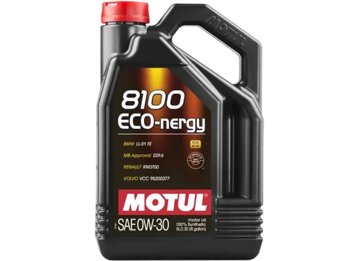 Motul 8100 ECO-NERGY | 0W-30 | Fully Synthetic Motor Oil | 5 Litres