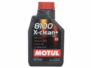 Motul 8100 X-Clean+ | 5W-30 | Fully Synthetic Motor Oil | VW504/50700 LL04 BMW - 1 Litre