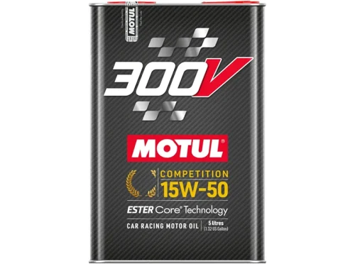 Motul 300V | 15W-50 Competition | Car Racing Motor Oil | 5 Litres