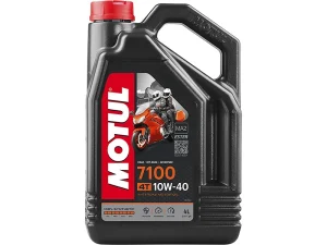 Motul 7100 4T | 10W-40 | Road/Off-Road Ester Fully Synthetic Motorcycle Engine Oil | 4 Litres