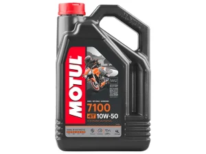 Motul 7100 4T | 10W-50 | Road/Off-Road - 4-Stroke Ester Fully Synthetic Motorcycle Engine Oil | 4 Litres