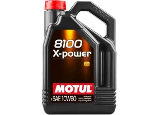 Motul 8100 X-Power 10W-60 Fully Synthetic Engine Oil – 5L | BMW M Series, Ferrari V12, Maserati