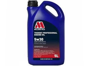 Millers Oils - Trident 5W30 (5995) - Semi Synthetic Engine Oil - 5 Litres