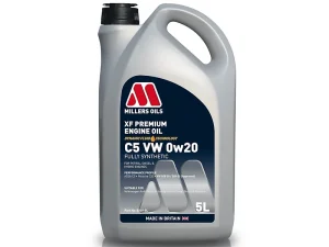Millers Oils - Xf Premium VW 0W20 (8049) - C5 Fully Synthetic Engine Oil - 5 Litres