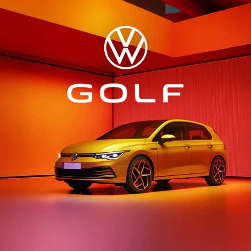 VW GOLF model banner MOB