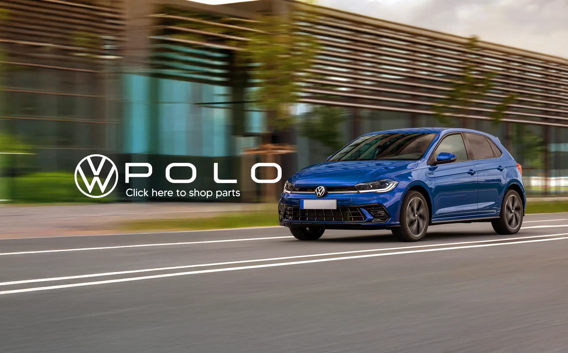 VW POLO model banner DESK