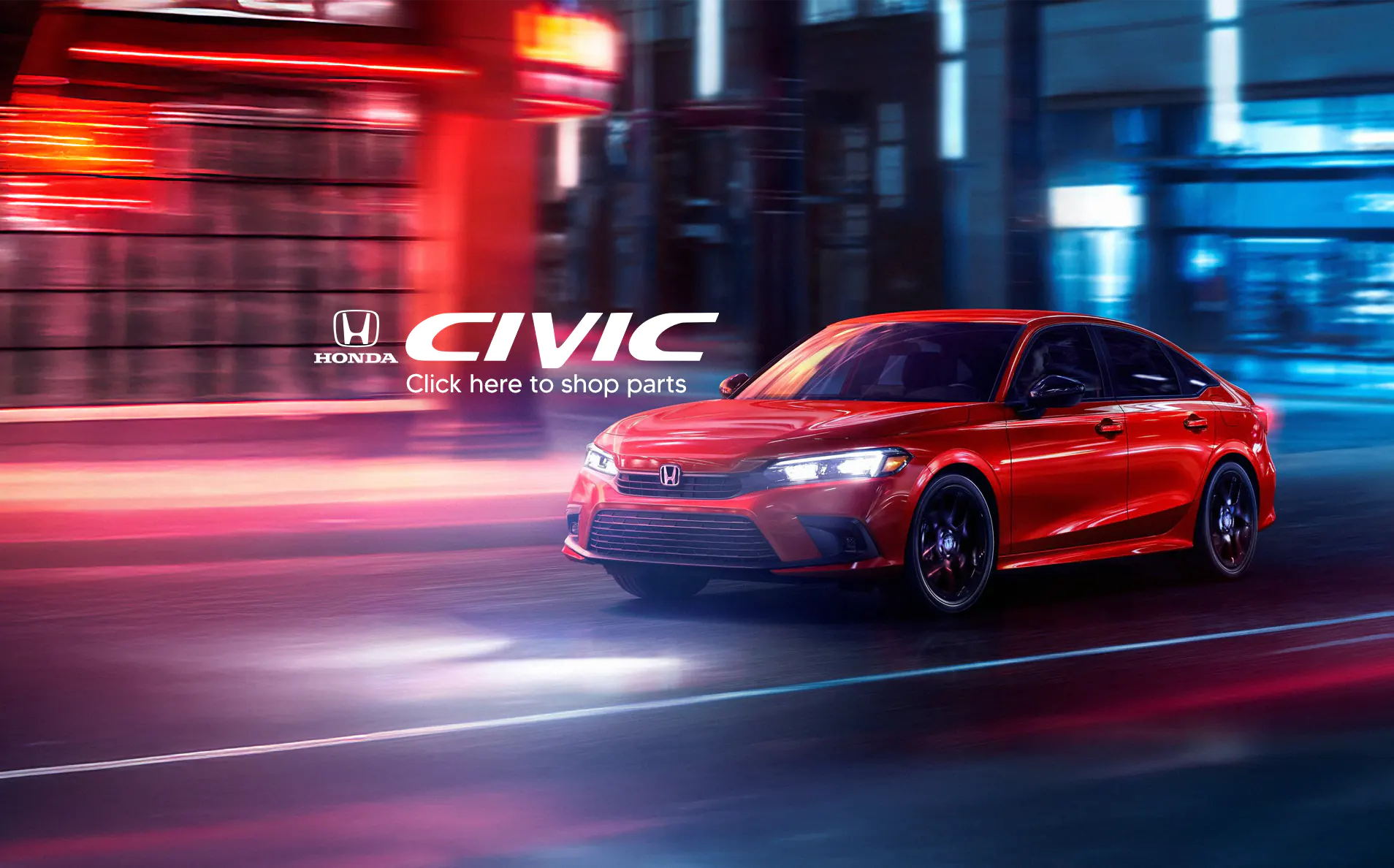 honda civic model banner desk