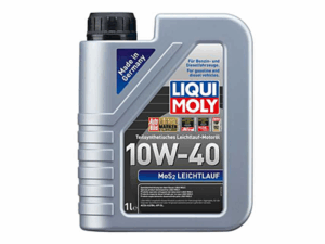 Liqui Moly 2626 MoS2 Leichtlauf 10W-40 Semi-Synthetic Engine Oil 1L – Extra Wear Protection for Gasoline and Diesel Engine