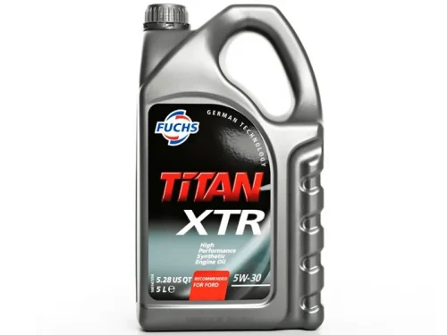 Fuchs TITAN XTR 5W-30 High Performance Synthetic Engine Oil – API SL/CF, Ford Approved – 5 Litre