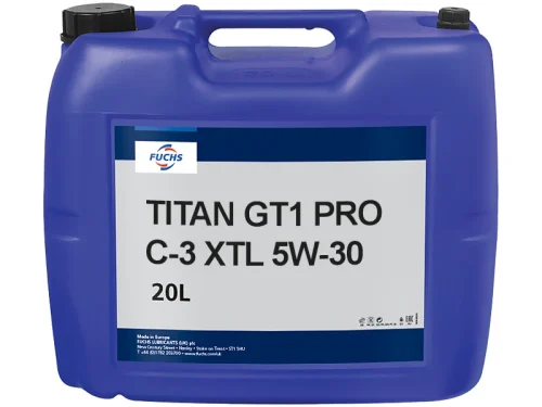 Fuchs TITAN GT1 PRO C-3 XTL 5W-30 Fully Synthetic Engine Oil – BMW, VW, Mercedes Approved 20 Litre