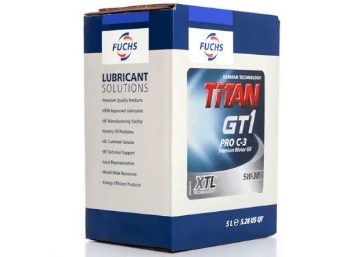 Fuchs TITAN GT1 PRO C-3 XTL 5W-30 Fully Synthetic Engine Oil 5 Litre Bag-in-Box
