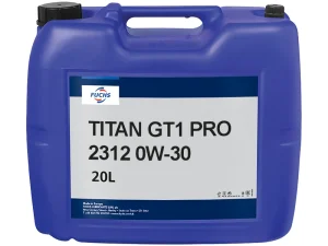 Fuchs TITAN GT1 Pro 2312 0W-30 Premium Engine Oil – 20 Litre Drum – Fuel Efficient Performance