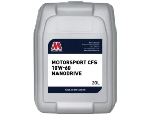 Millers Oils Motorsport CFS 10W-60 NANODRIVE Triple Ester Fully Synthetic Engine Oil – 20 Litre