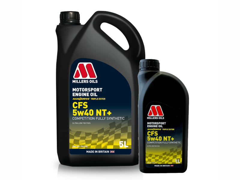 Millers Oils Motorsport CFS 5w40 NT+ Fully Synthetic Engine Oil 6 Litre (7963)