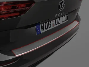 Genuine VW Estate Rear Bumper Protection Film 2021 onwards (Transparent) (5H9061197)