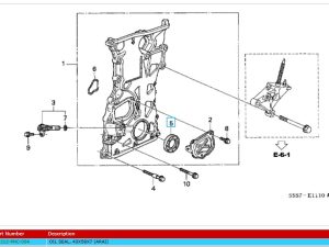 Genuine Honda S2000 1999-2009 Rear Crankshaft Oil Seal (91214PCX003) (Copy)